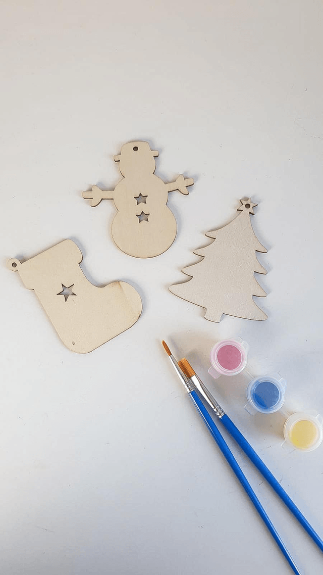 Children Christmas Ornament Paint Kit