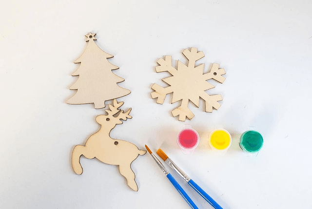 Children Christmas Ornament Paint Kit